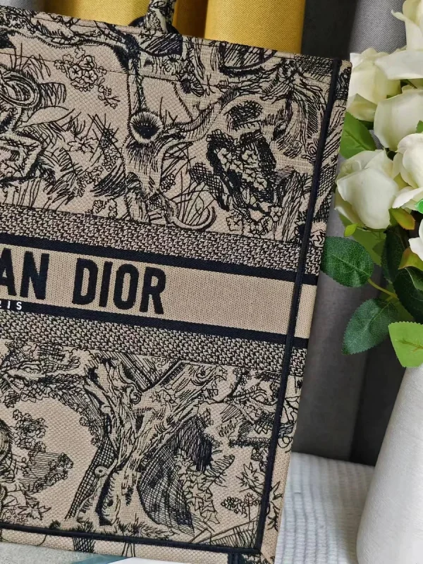 Dior Book 藍色托特包大號GM-M1286：圖片 6