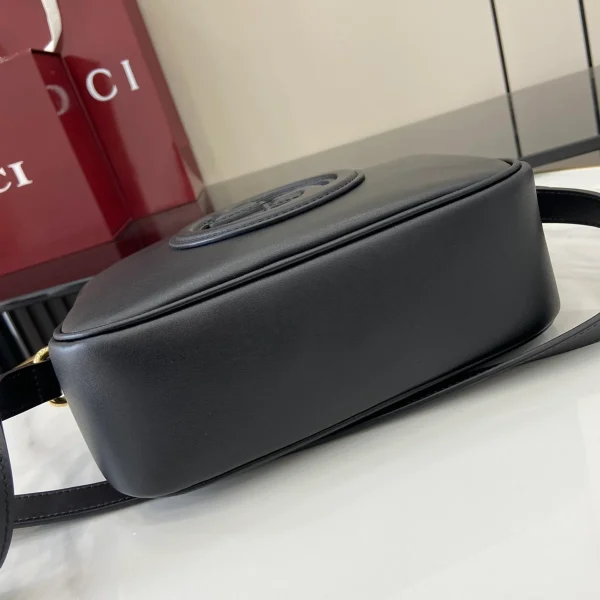 GUCCI Blondie迷你米棕帆布斜揹包-820429：圖片 5