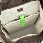 GUCCI Ophidia中號米棕帆布後揹包-598140：圖片 10