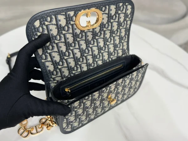 Dior 30 Montaigne 藍色斜挎包小號PM-M9260：圖片 9