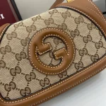 GUCCI Blondie棕滑面肩揹包-815700：圖片 7