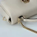 GUCCI GG Milano迷你鮮綠蓬鬆皮革手挽包-806017：圖片 8