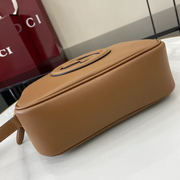 GUCCI Blondie迷你黑色皮革-820429：圖片 5