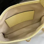 GUCCI Jackie Notte淺黃漆皮肩揹包-782889：圖片 9