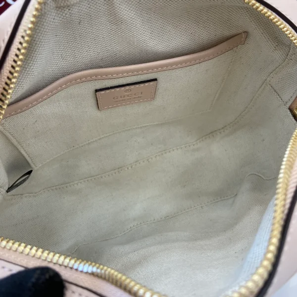 GUCCI Blondie迷你紅色滑面皮革斜揹包-820429：圖片 9