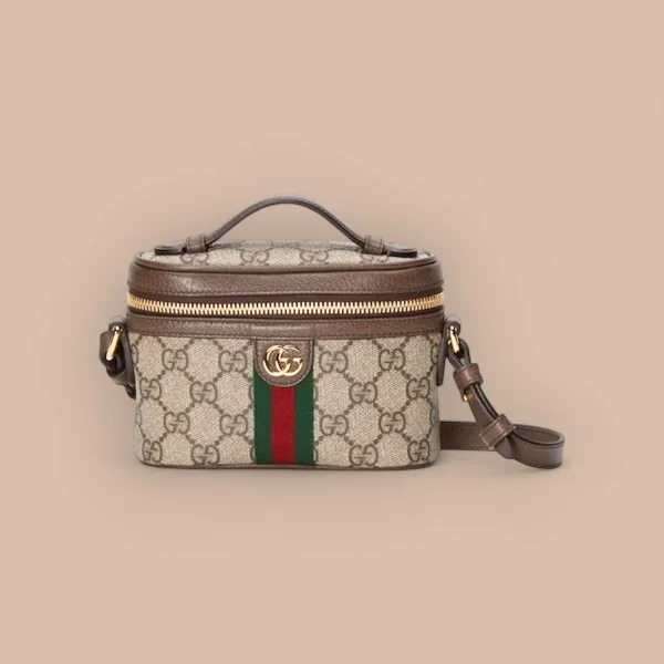 GUCCI Ophidia米棕皮革手挽包-699532