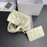 Dior Toujours 白色手提包小號PM-M2822：圖片 9