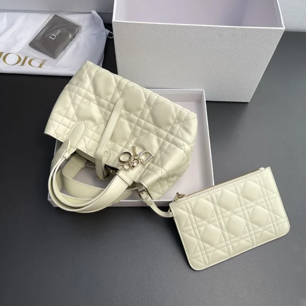 Dior Toujours 白色手提包小號PM-M2822：圖片 9