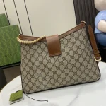 GUCCI Padlock中號米白帆布肩揹包-795113：圖片 4