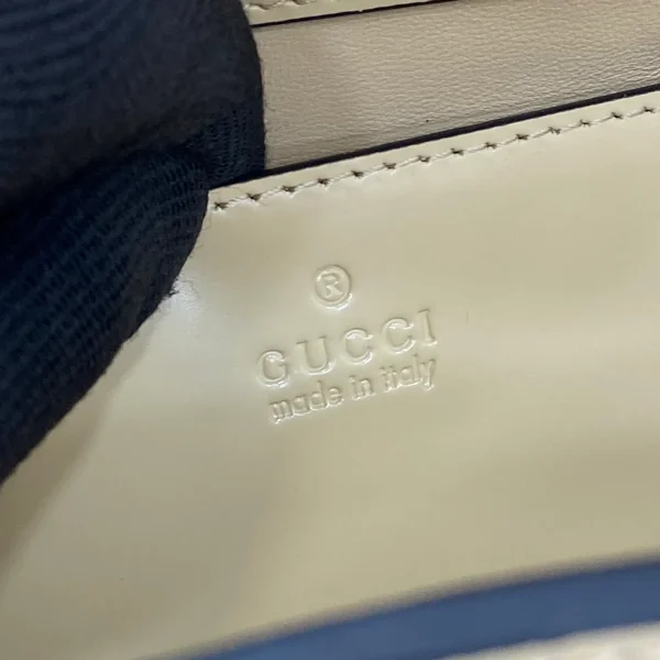 GUCCI Bamboo竹製米白皮革手提包-805832：圖片 11