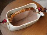 GUCCI Diana小號白色皮革斜揹包-746251：圖片 9