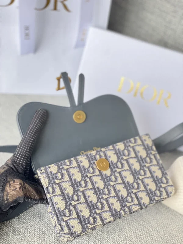 Dior Saddle 藍色腰包小號PM-S5619：圖片 8