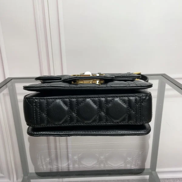 Dior Jolie mini 黑色小牛皮斜挎包-M9272：圖片 6