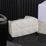 Dior Toujours 奶白色小牛皮肩背包中號MM-M2821：圖片 9