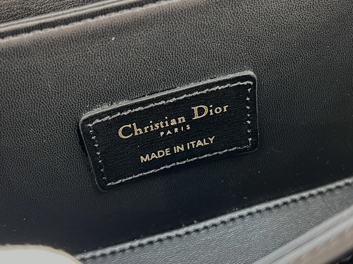 Dior 30 Montaigne 黑色斜挎包小號PM-M9370 10 Dior 30 Montaigne 黑色斜挎包小號PM-M9370
