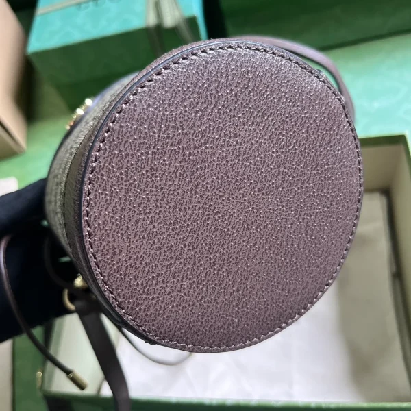 GUCCI Ophidia迷你米白帆布水桶包-760199：圖片 4