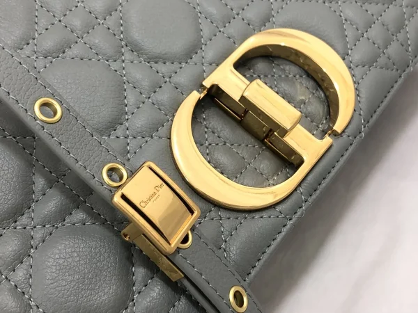 Dior Caro 灰色小牛皮包中號MM-M9242：圖片 6