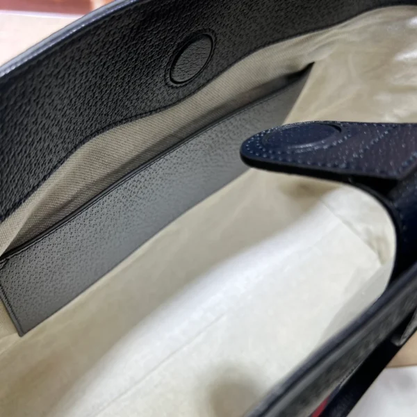 GUCCI Ophidia中號米棕帆布托特包-631685：圖片 9
