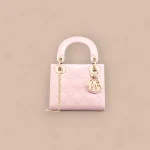 Dior Lady mini 粉色斜挎包mini-M0505