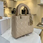 Dior Lady 米色斜挎包小號PM-M0531：圖片 4