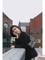 Dior 30 Montaigne 藍色單肩包小號PM-Monta：圖片 3