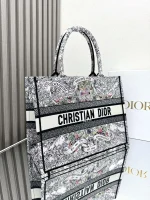 Dior Book 奶白色托特包中號MM-M1296：圖片 4