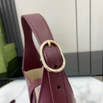 GUCCI Jackie 1961小號紅色皮革肩揹包-810232：圖片 7