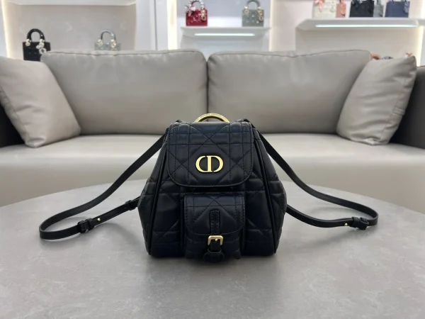 Dior Caro 黑色後背包小號PM-M6302：圖片 2