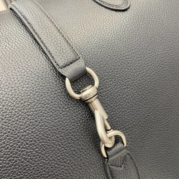 GUCCI Soft Leather手袋灰柔皮革手提包-796761：圖片 6
