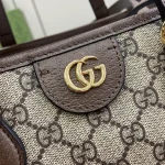 GUCCI Ophidia中號米白帆布手提包-765043：圖片 7