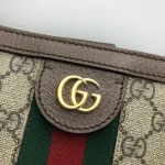 GUCCI Ophidia中號藍米帆布托特包-631685：圖片 6