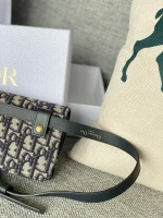 Dior Saddle 藍色腰包小號PM-S5619：圖片 4