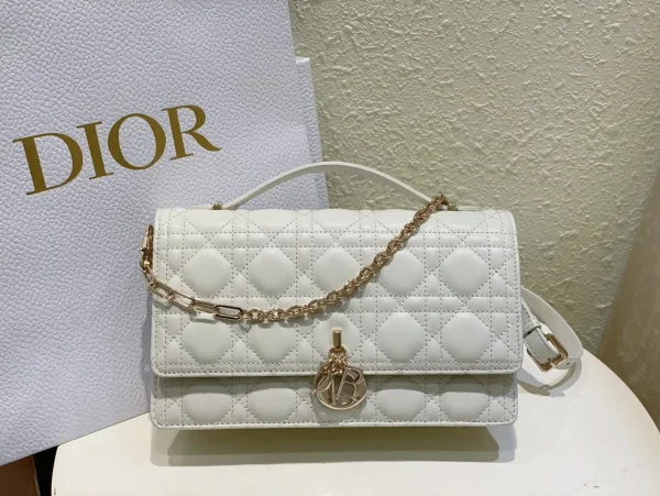 Dior Top 白色斜挎包小號PM-M0997：圖片 2
