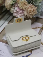 Dior Jolie 奶白小牛皮單肩包小號PM-M9271：圖片 7