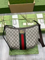 GUCCI Love Parade藍米帆布斜揹包-598125：圖片 2
