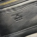GUCCI GG Milano小號黑色皮革斜背包-806016：圖片 10