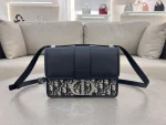 Dior 30 Montaigne 藍色皮革斜背包中號MM-M9203：圖片 2