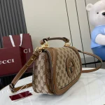 GUCCI Blondie小號紅色皮革手提包-815714：圖片 3