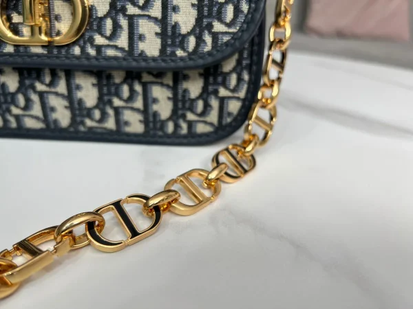 Dior 30 Montaigne 藍色斜挎包小號PM-M9260：圖片 4
