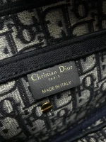 Dior Saddle 藍色單肩包中號MM-M0446：圖片 9