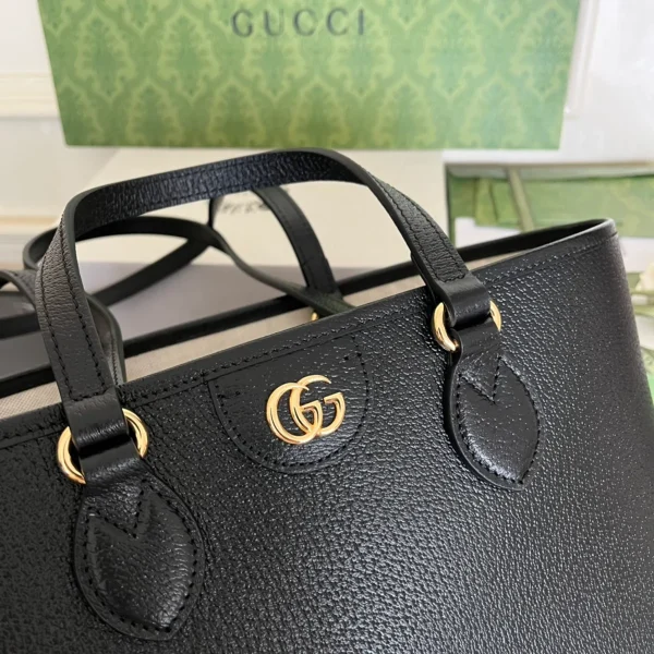 GUCCI Ophidia米藍帆布肩揹包-765043：圖片 6