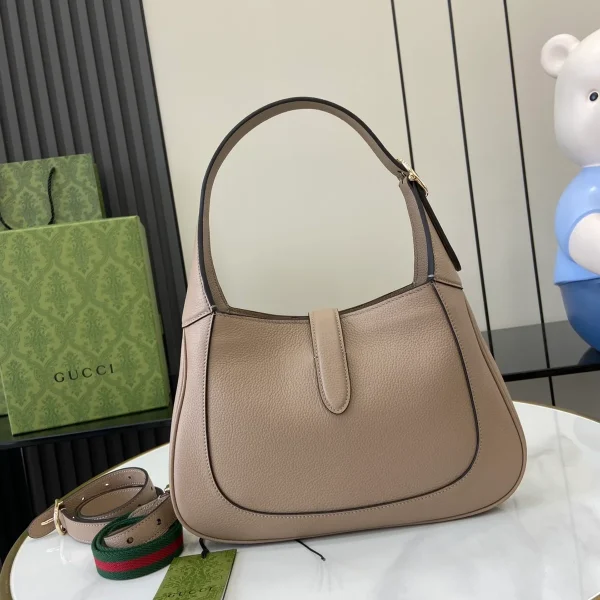 GUCCI Jackie 1961小號黑色皮革肩揹包-810232：圖片 4