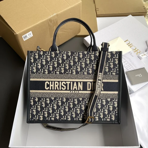 Dior Book 藍色托特包中號MM-M1324：圖片 2
