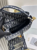 Dior Saddle 藍色單肩包中號MM-M0446：圖片 10