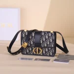 Dior 30 Montaigne 藍色斜挎包小號PM-M9234：圖片 2