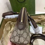GUCCI Ophidia迷你米棕帆布手提包-772216：圖片 6