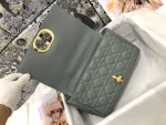 Dior Caro 灰色小牛皮包中號MM-M9242：圖片 8