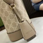 GUCCI Ophidia小號米棕帆布水桶包-781402：圖片 8