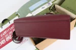 GUCCI Rosso Ancora中號紅色皮革手提包-806205：圖片 5