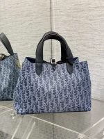 Dior Toujours 藍色丹寧托特包中號MM-M2821：圖片 4